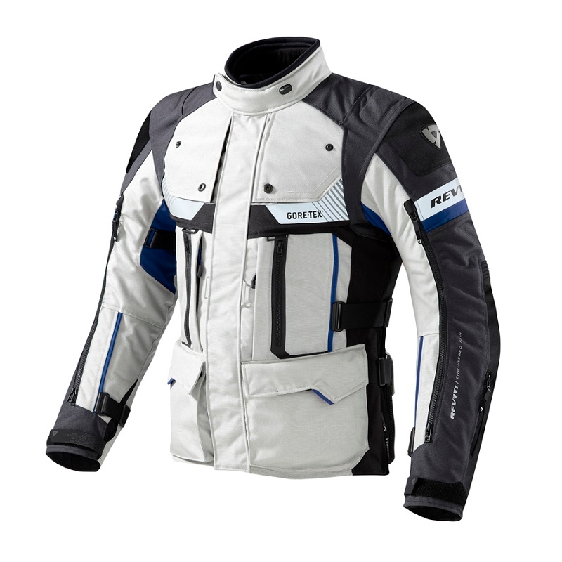 Motociklistička jakna Revit Defender Pro GTX sivo-plava rasprodaja