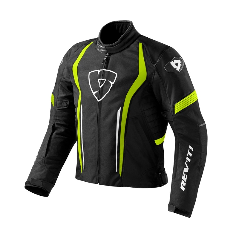 Motociklistička jakna Revit Shield Black-Fluo Yellow rasprodaja