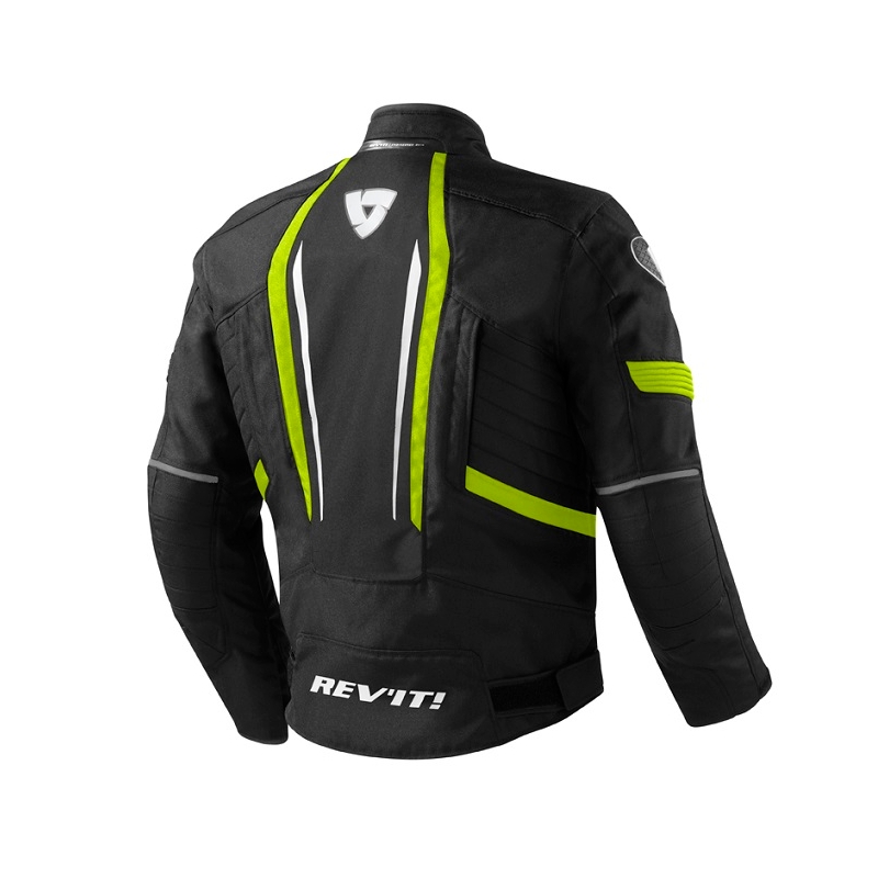 Motociklistička jakna Revit Shield Black-Fluo Yellow rasprodaja