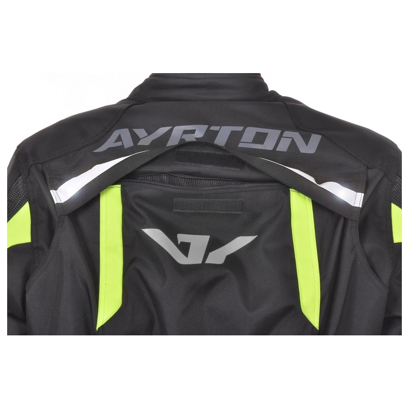 Motociklistička jakna Ayrton Adventure Black-Fluo Yellow rasprodaja