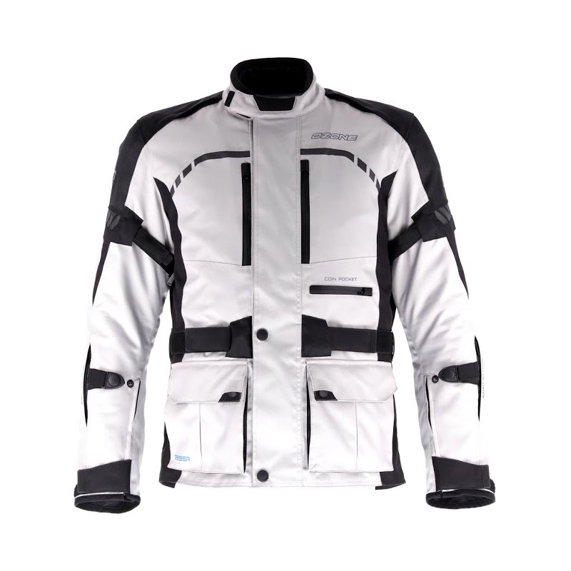 Motociklističke jakne Ozone Deep Grey-Crne rasprodaja