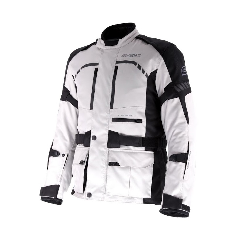 Motociklističke jakne Ozone Deep Grey-Crne rasprodaja